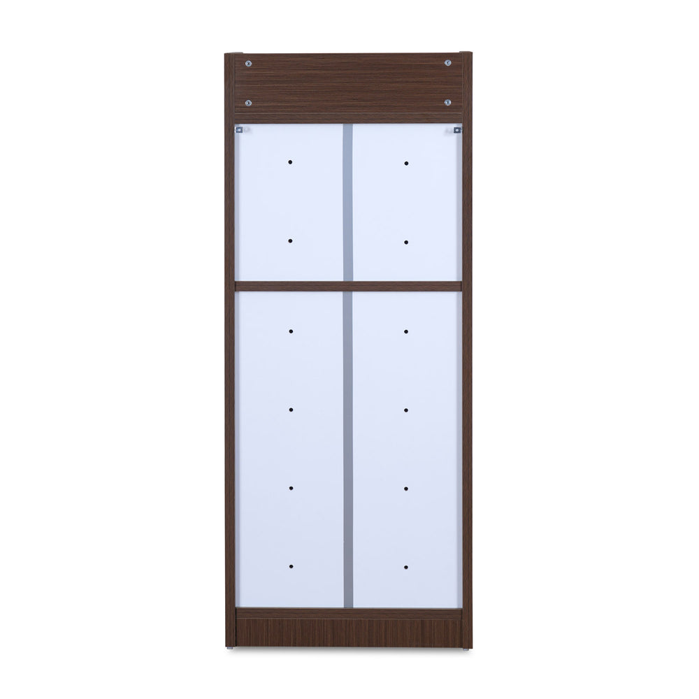 Selena 3 Tier Tilt-Out Shoe Cabinet- Legno Oak Dark