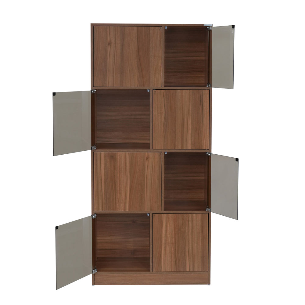 Magnus Bookshelf- Lyon Walnut