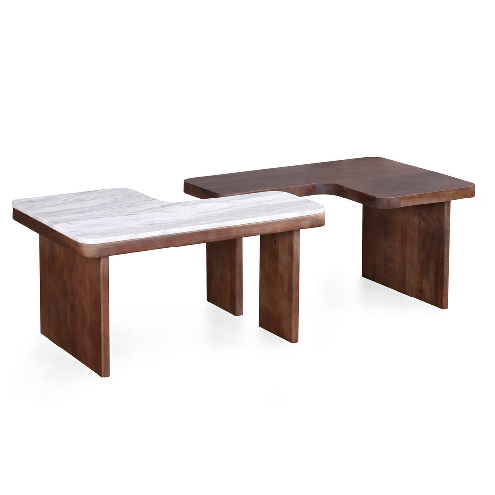Strata Center Table- Walnut