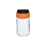 Salt and Pepper 105 ml Glass Jar- Orange