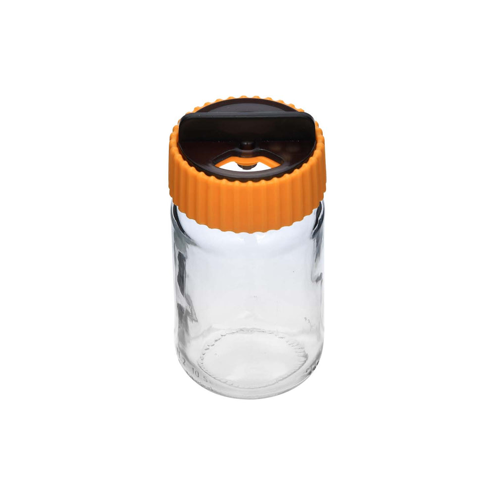 Salt and Pepper 105 ml Glass Jar- Orange