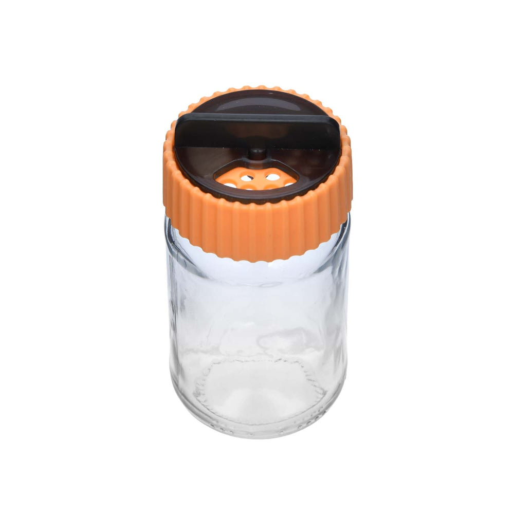 Salt and Pepper 105 ml Glass Jar- Orange