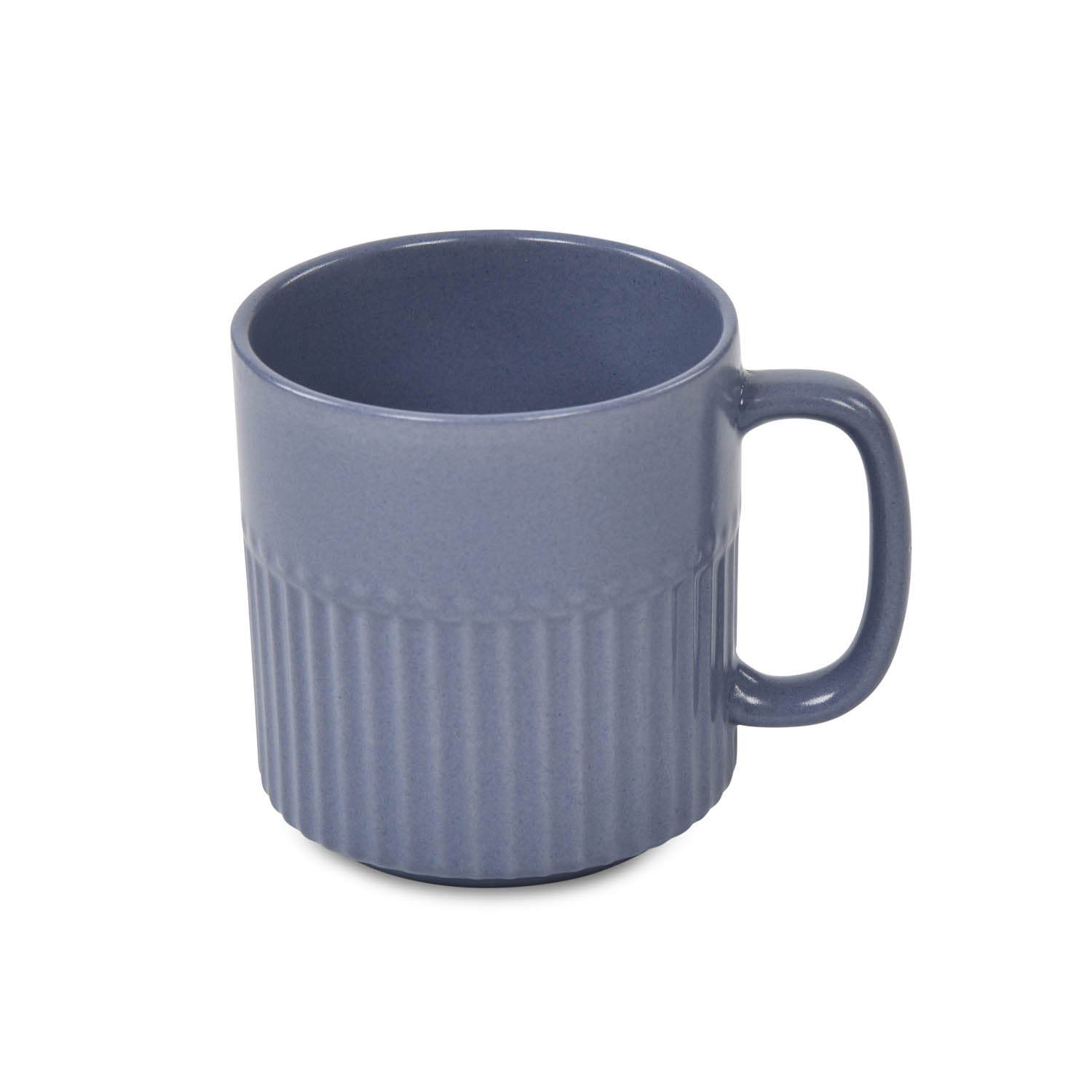 Porcelain Coffee Mug Set of 6- Blue Matt
