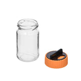 Salt and Pepper 105 ml Glass Jar- Orange