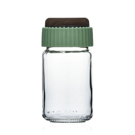 Salt and Pepper 105 ml Glass Jar- Green