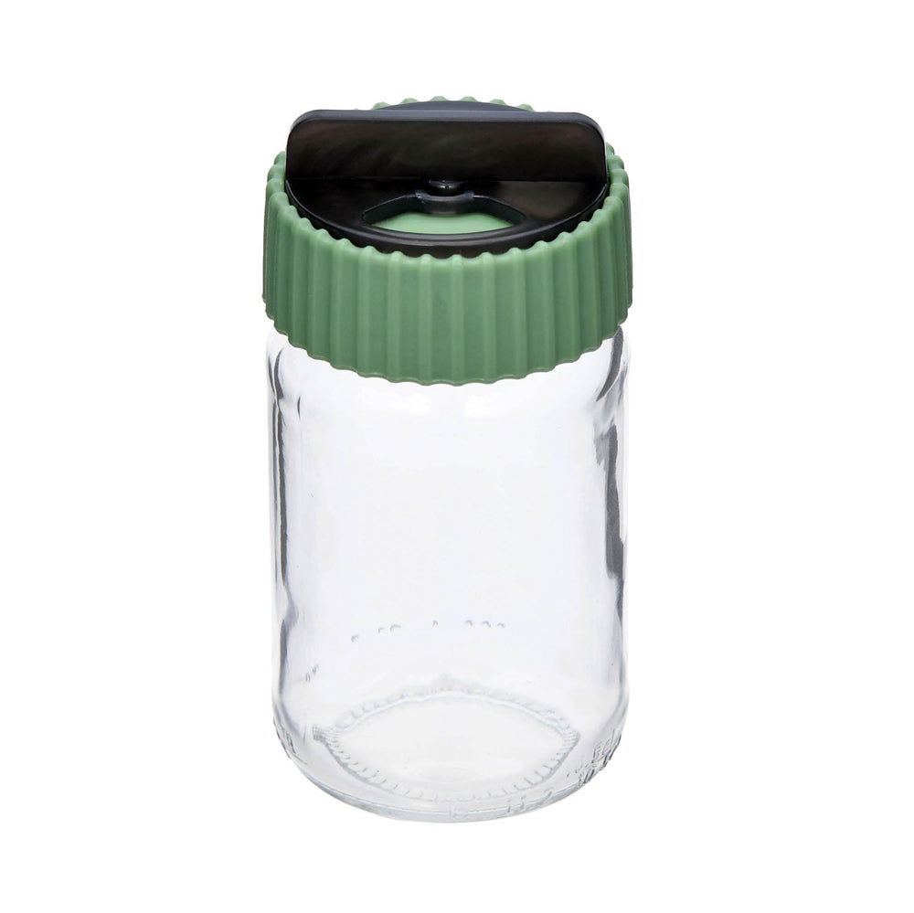 Salt and Pepper 105 ml Glass Jar- Green