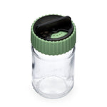Salt and Pepper 105 ml Glass Jar- Green