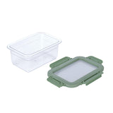 Multipurpose Airtight 1000 ml Food Container- Transparent & Green