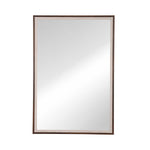 Rectangular MDF Wall Mirror- Brown