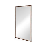 Rectangular MDF Wall Mirror- Brown
