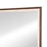 Rectangular MDF Wall Mirror- Brown