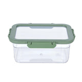 Multipurpose Airtight 2200 ml Food Container- Transparent & Green