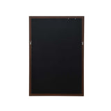 Rectangular MDF Wall Mirror- Brown
