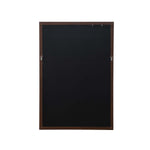 Rectangular MDF Wall Mirror- Brown