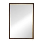 Minimalist Rectangular Wall Mirror- Brown