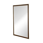 Minimalist Rectangular Wall Mirror- Brown