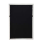 Minimalist Rectangular Wall Mirror- Brown