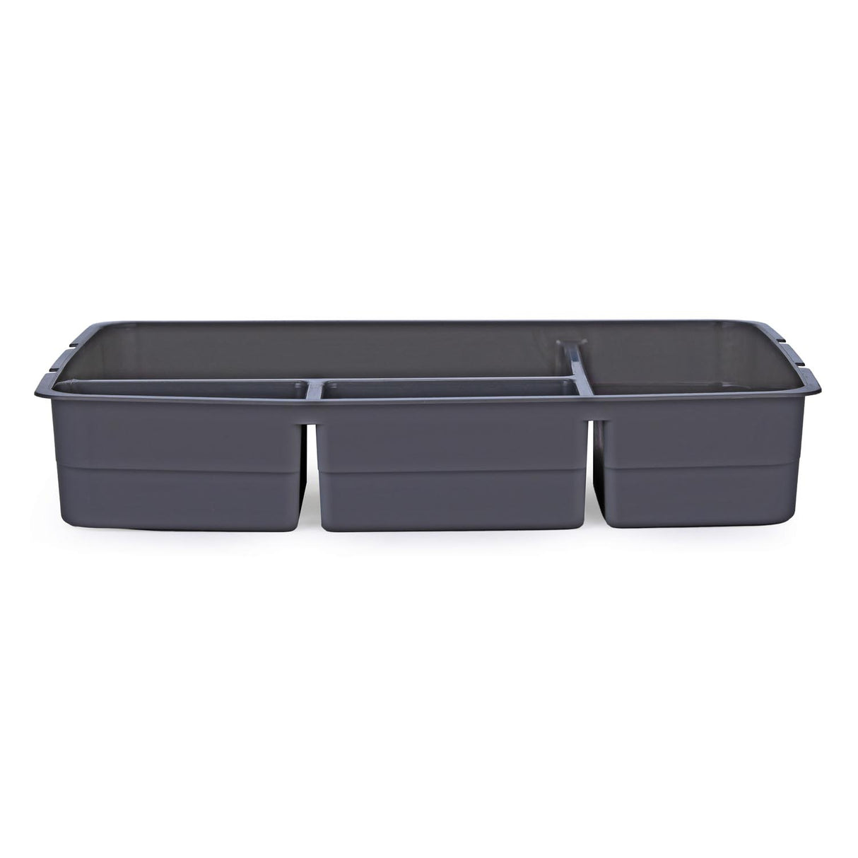 Multipurpose 4 Compartement Polypropylene Organiser- Grey