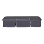Multipurpose 4 Compartement Polypropylene Organiser- Grey