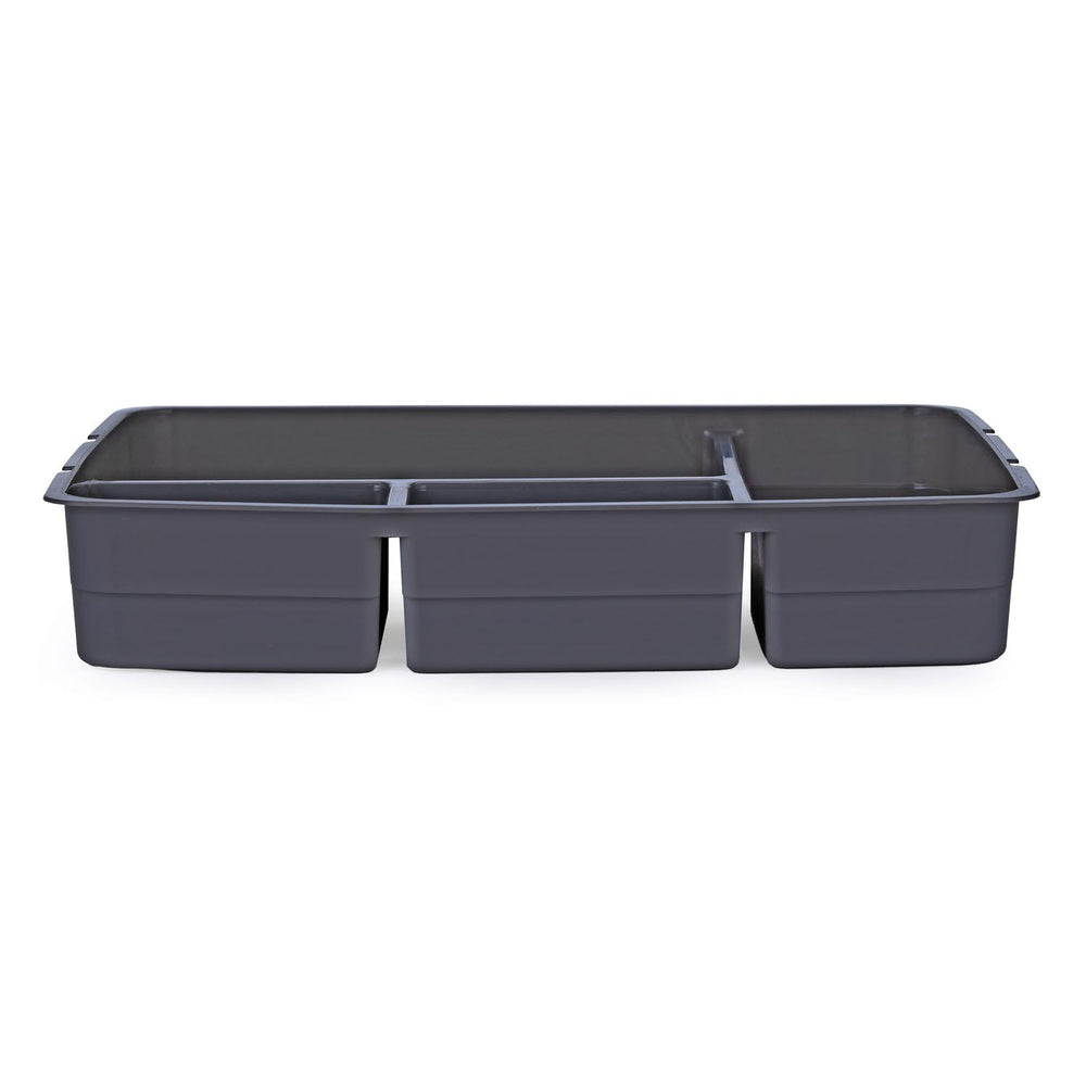 Multipurpose 4 Compartement Polypropylene Organiser- Grey