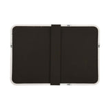 Rounded Edges Wall Mirror- Brown