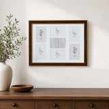 Seven Pics Photo Frame- Brown, 4 x 6 Inch