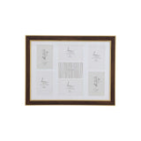 Seven Pics Photo Frame- Brown, 4 x 6 Inch