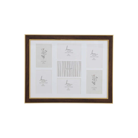 Seven Pics Photo Frame- Brown, 4 x 6 Inch