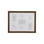 Seven Pics Photo Frame- Brown, 4 x 6 Inch