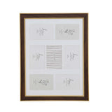 Seven Pics Photo Frame- Brown, 4 x 6 Inch