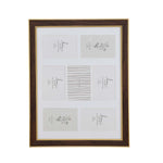 Seven Pics Photo Frame- Brown, 4 x 6 Inch