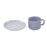 Porcelain Cup and Saucer Set of 6- Blue