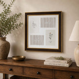 Four Pics Photo Frame- Brown, 4 x 6 Inch