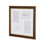 Four Pics Photo Frame- Brown, 4 x 6 Inch