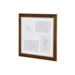 Four Pics Photo Frame- Brown, 4 x 6 Inch