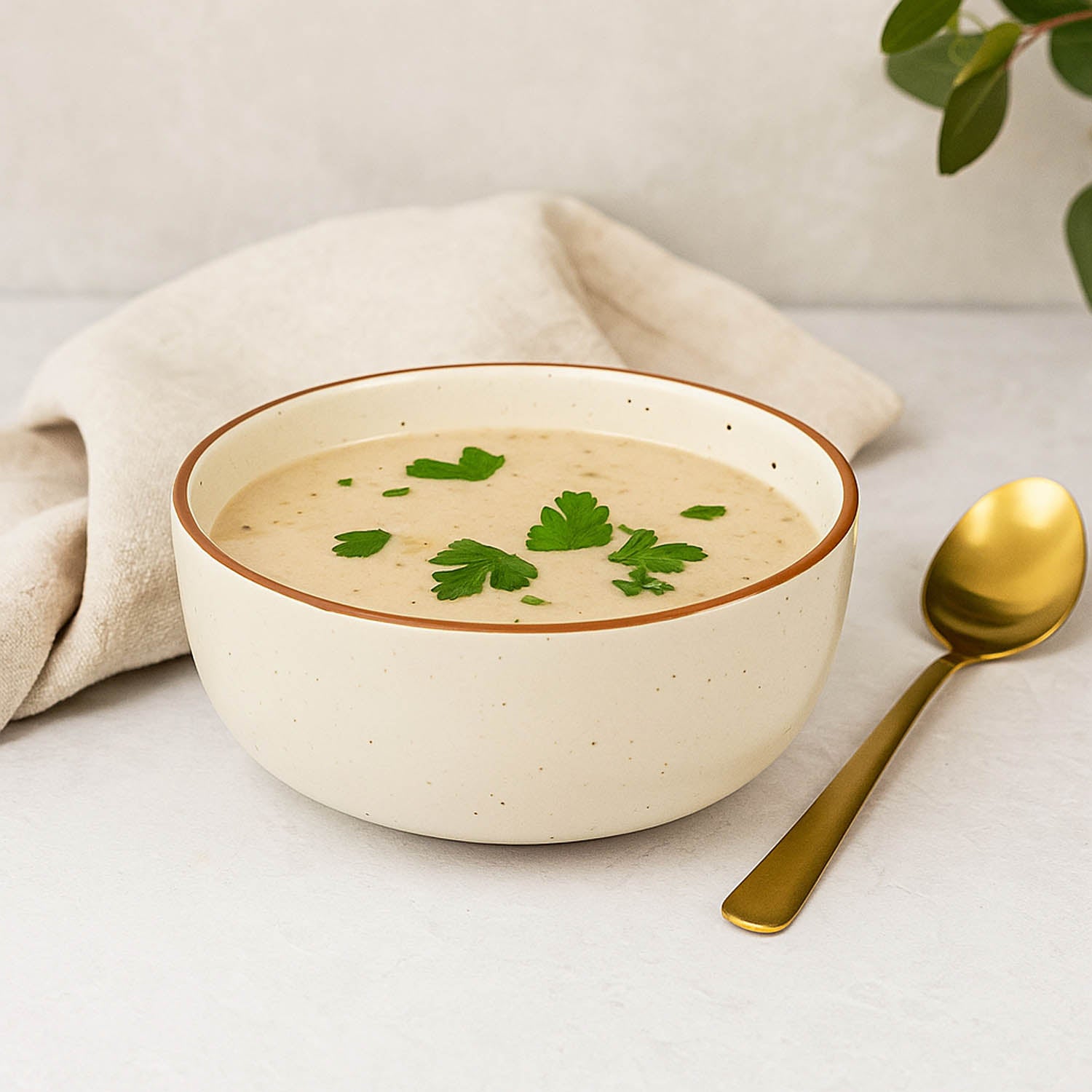 Stoneware 850ml Serving Bowl- Cream