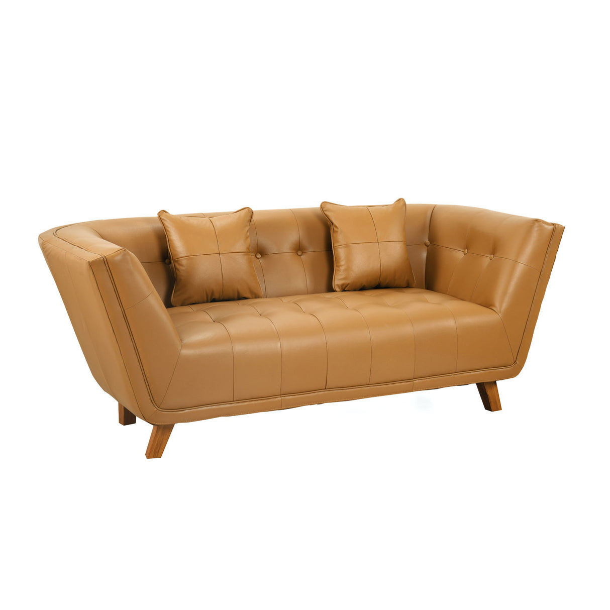 Tuscany 2 Seater Sofa (Mustard)