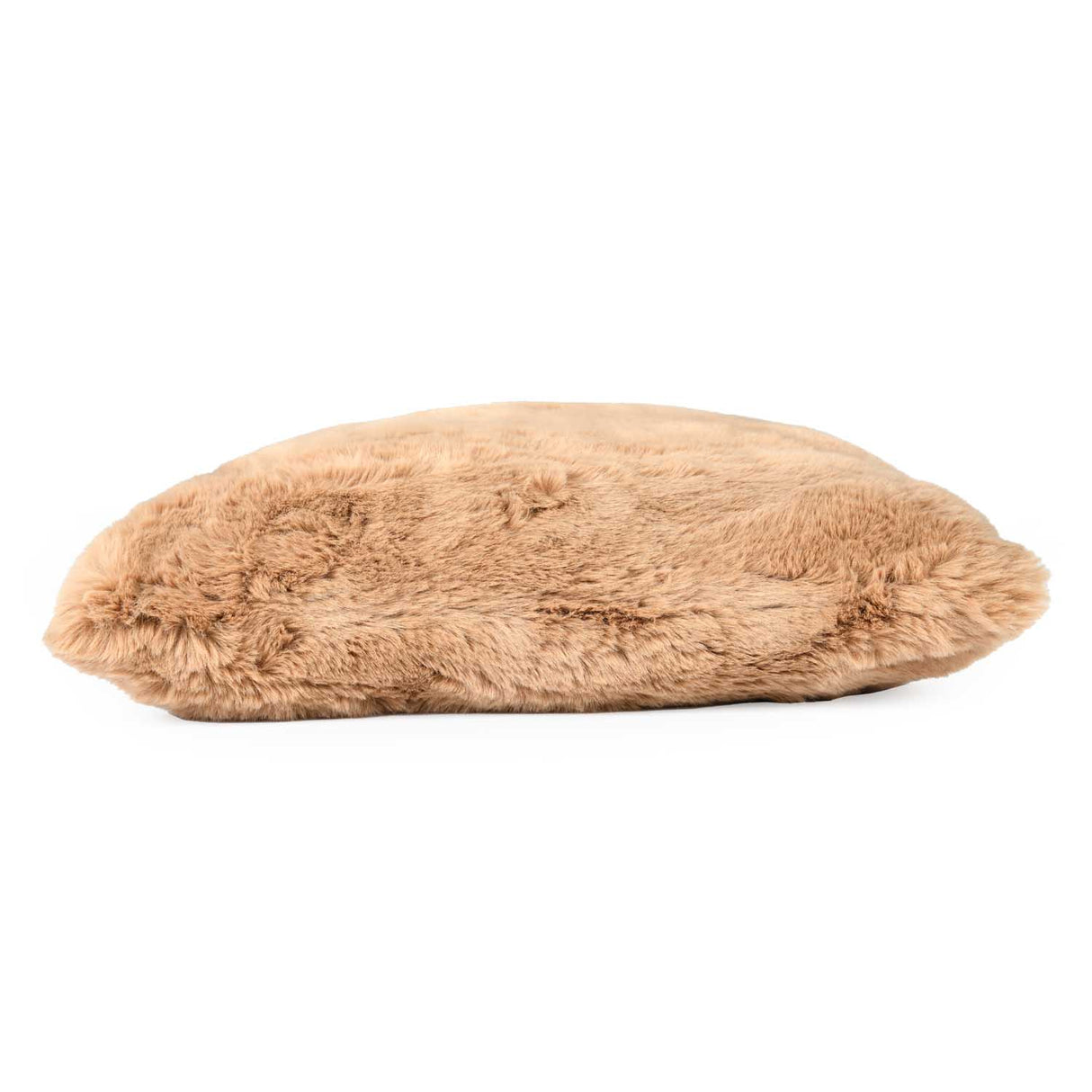 Faux Fur Decorative Filled Cushion- Brown