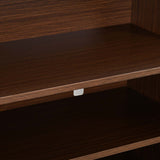 Benny 2 Door Shoe Cabinet- Legno Oak Dark & Ivory