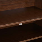 Benny 2 Door Shoe Cabinet- Legno Oak Dark & Ivory