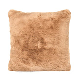 Faux Fur Decorative Filled Cushion- Brown