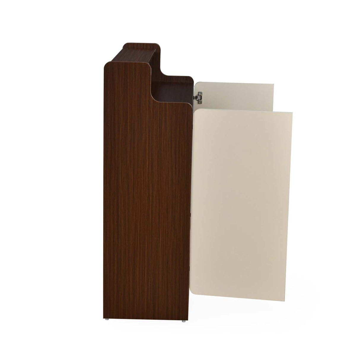 Benny 2 Door Shoe Cabinet- Legno Oak Dark & Ivory