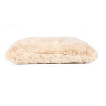 Faux Fur Decorative Filled Cushion- Beige