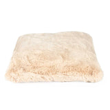 Faux Fur Decorative Filled Cushion- Beige