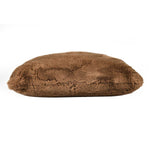 Faux Fur Decorative Filled Cushion- Brown