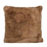 Faux Fur Decorative Filled Cushion- Brown