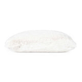 Faux Fur Decorative Filled Cushion- White
