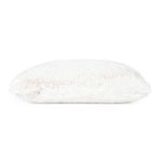 Faux Fur Decorative Filled Cushion- White