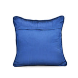Tropical Bird Cotton & Viscose 16" x 16" Cushion Cover- Multicolor