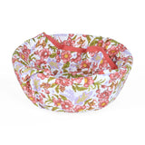 Floral Cotton Bread Basket- Multicolor
